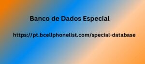 Banco de Dados Especial