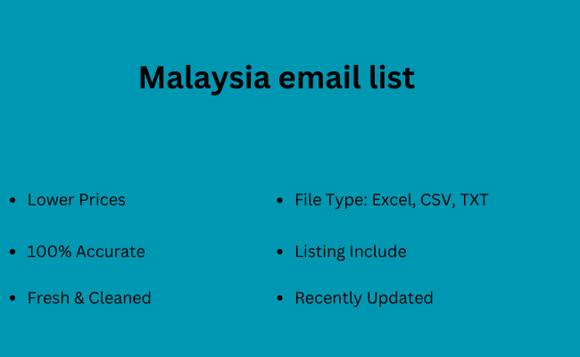 Malaysia email list