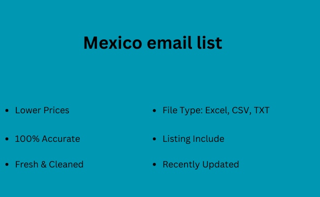 Mexico email list