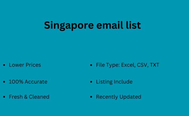 Singapore email list