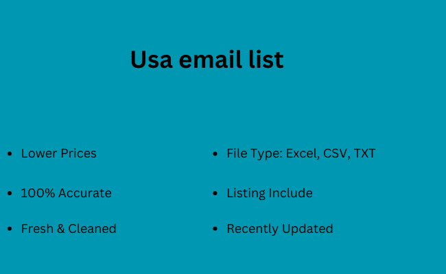 Usa email list