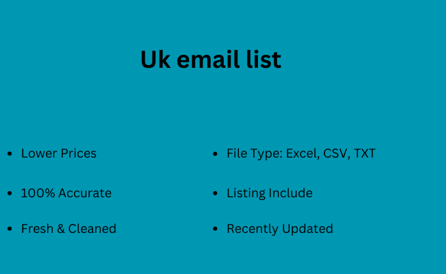 Uk email list