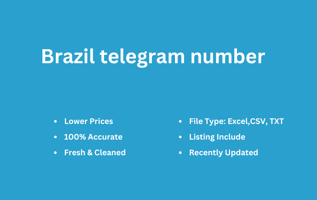 Brazil telegram number