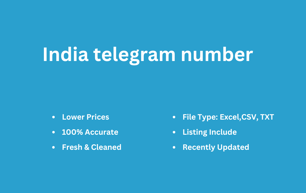 India telegram number