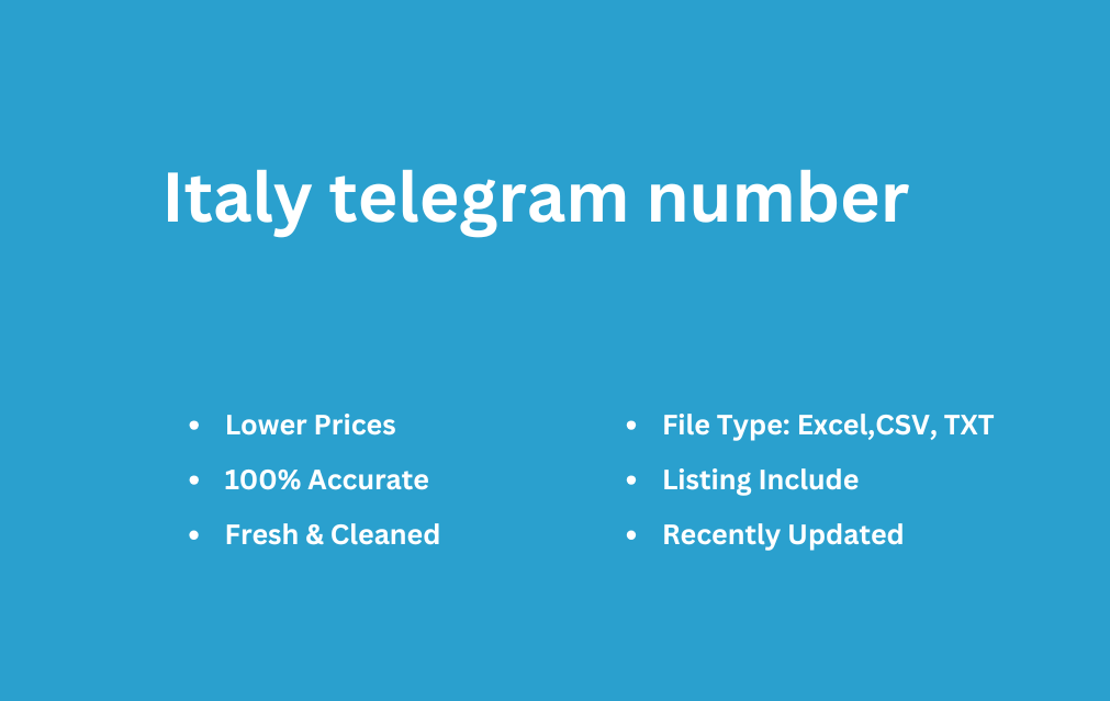 Italy telegram number