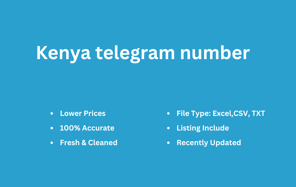 Kenya telegram number