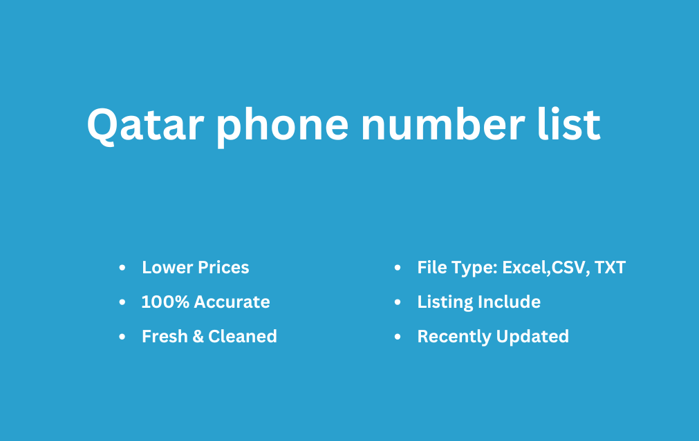 Qatar phone number list