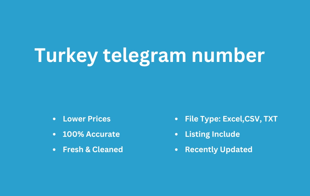 Turkey telegram number